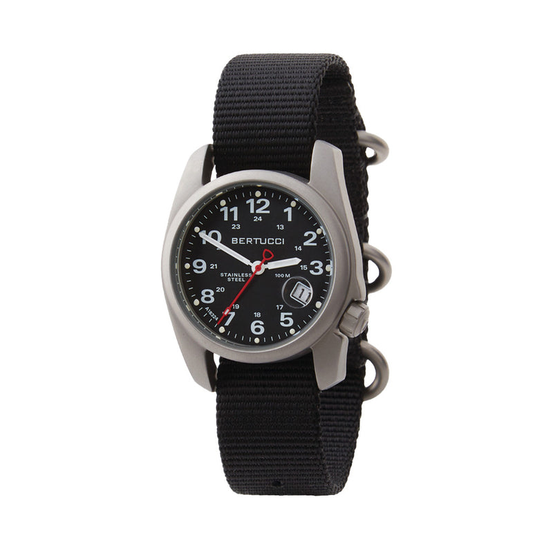 Bertucci A-1S Super Field Watch with Black Nylon Strap #10600