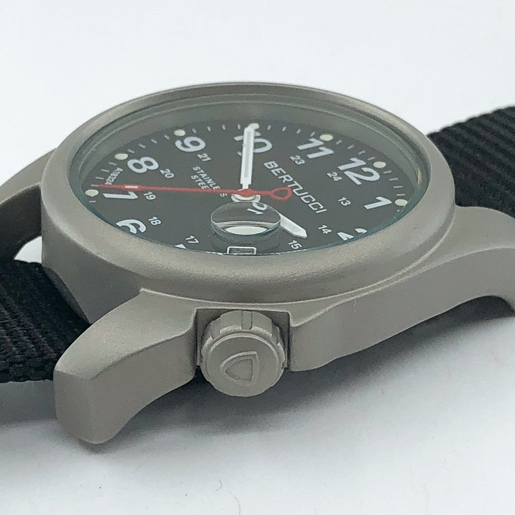 Bertucci A-1S Super Field Watch with Black Nylon Strap #10600