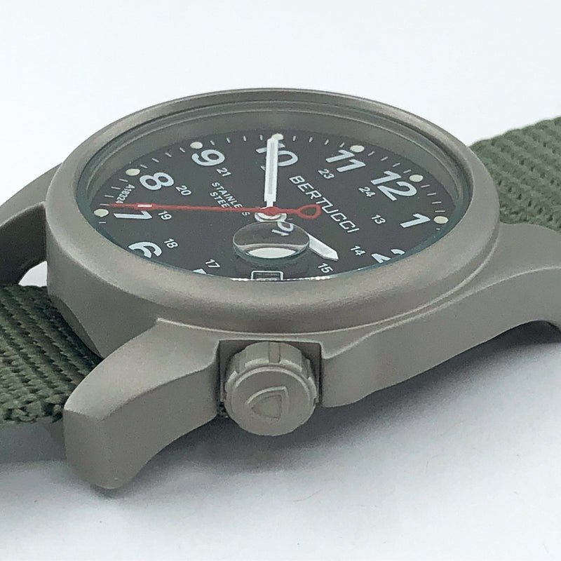 Bertucci A-1S Super Field Watch with Defender Drab Nylon Strap #10602