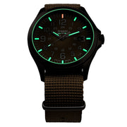 Traser P67 Officer Pro GunMetal with Khaki Dial and Tritium #108631 lume