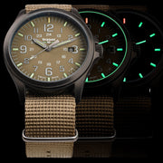 Traser P67 Officer Pro GunMetal with Khaki Dial and Tritium #108631 lume