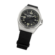 Traser P59 Essential S Black Dial Watch w/Trigalight® + Super-LumiNova #108637 tilt