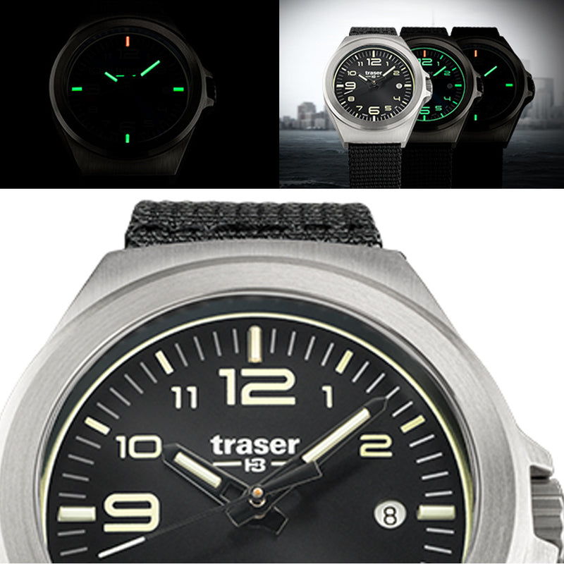 Traser P59 Essential S Black Dial Watch w/Trigalight® + Super-LumiNova #108637 lifestyle