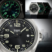 Traser P59 Essential M Black Dial Watch w/Trigalight + SuperLuminova #108638 lifestyle