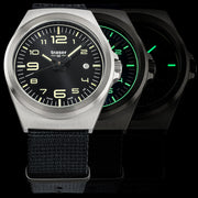 Traser P59 Essential M Black Dial Watch w/Trigalight + SuperLuminova #108638 lifestyle