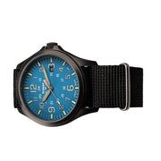 Traser P67 Officer Pro Gunmetal with SkyBlue Dial and Tritium #108647 side