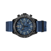 Traser P67 Officer Pro Chronograph Blue Tritium Watch #109461 side