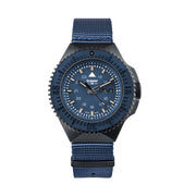 Traser P69 Black Stealth Dive Watch with Blue Dial and Tritium #109856 zoom