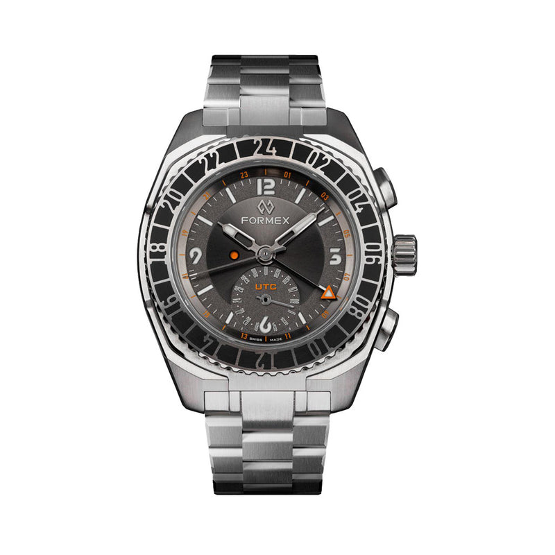 Formex Stratos UTC Automatic 41mm Watch with Grey Dial #1101.1.6421.111