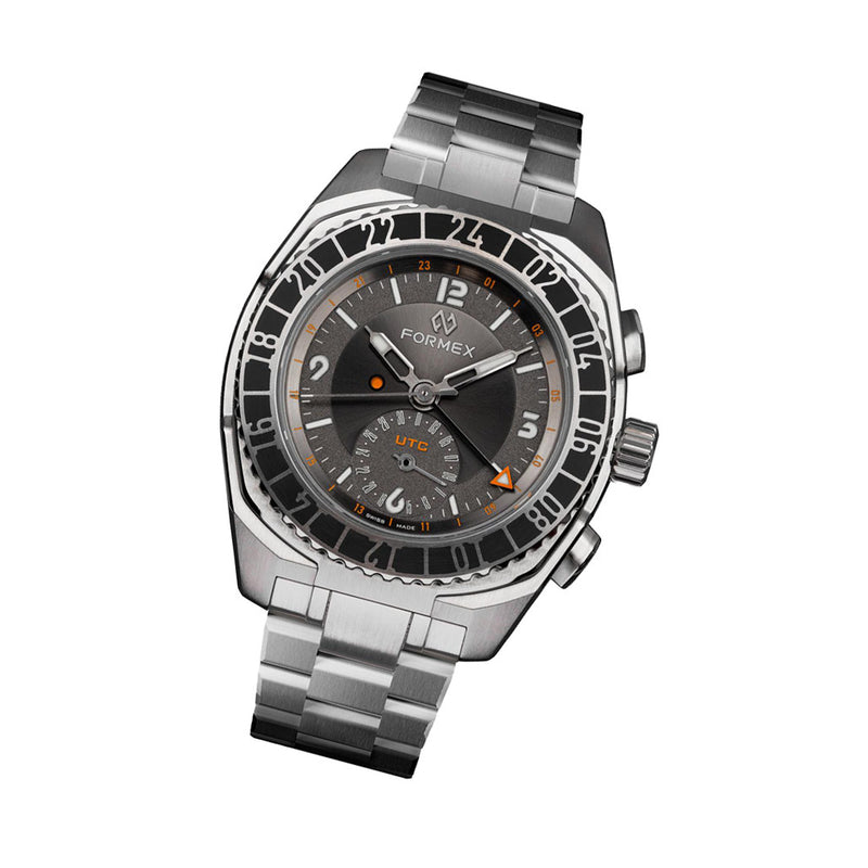 Formex Stratos UTC Automatic 41mm Watch with Grey Dial #1101.1.6421.111