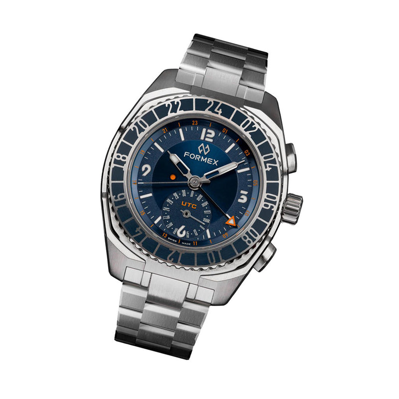 Formex Stratos UTC Automatic 41mm Watch with Blue Dial #1101.1.6431.111