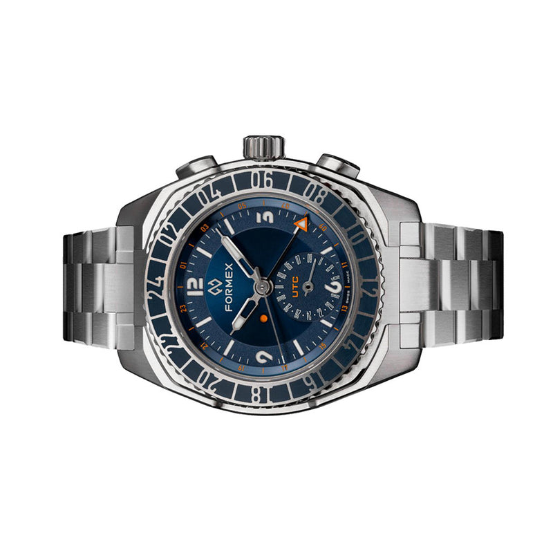 Formex Stratos UTC Automatic 41mm Watch with Blue Dial #1101.1.6431.111