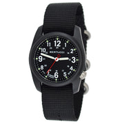 Bertucci DX3 Field Poly Resin Watch, Black Nylon Strap, Black Dial - 11015 zoom