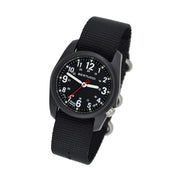 Bertucci DX3 Field Poly Resin Watch, Black Nylon Strap, Black Dial - 11015 tilt