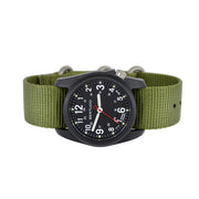 Bertucci DX3 Field Poly Resin Watch, Olive Green Nylon Strap, Black Dial - 11016 side