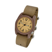 Bertucci DX3 Field Watch, 40mm Resin Case, Coyote Nylon Strap, Patrol Khaki  Dial - 11021 tilt