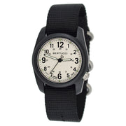 Bertucci DX3 Field Resin Watch, Black Nylon Strap, White Dial - 11039 zoom