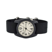 Bertucci DX3 Field Resin Watch, Black Nylon Strap, White Dial - 11039 side