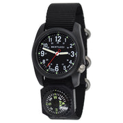 Bertucci DX3 Compass™ Field Watch with Nylon Strap, Black Dial - #11102 zoom