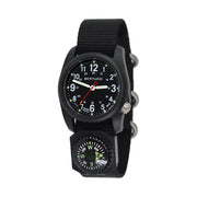 Bertucci DX3 Compass™ Field Watch with Nylon Strap, Black Dial - #11102
