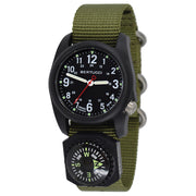 Bertucci DX3 Compass™ Field Watch with Nylon Strap, Black Dial - #11103 zoom