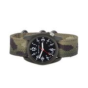 Bertucci DX3 Field Watch with Black Dial and Camo Strap #11111 side