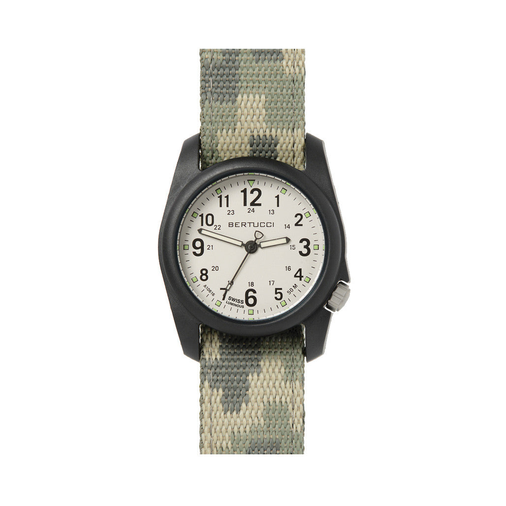 Bertucci DX3 Field Watch with Stone Color Dial and Digital Camo