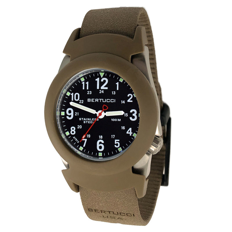 Bertucci Construction King Black Dial Watch with Coyote Strap and Pro-Guard #11116 zoom