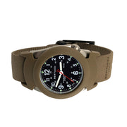Bertucci Construction King Black Dial Watch with Coyote Strap and Pro-Guard #11116 side