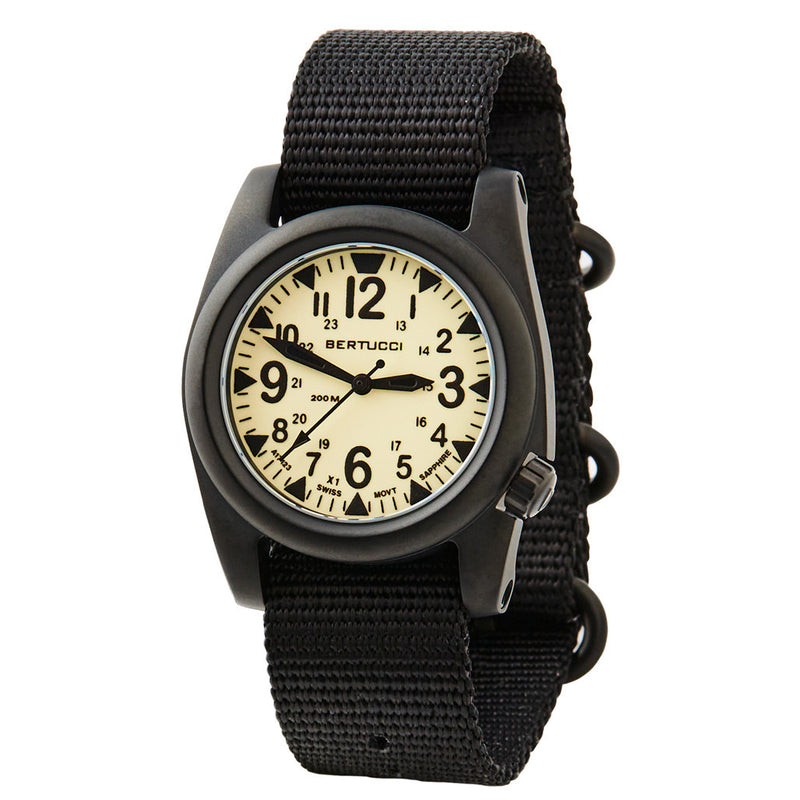 Bertucci A-2S Ballista X1 Illuminated Dial with Black Strap #11122 zoom