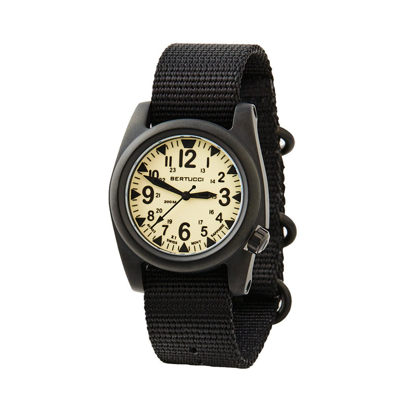 Bertucci A-2S Ballista X1 Illuminated Dial with Black Strap #11122