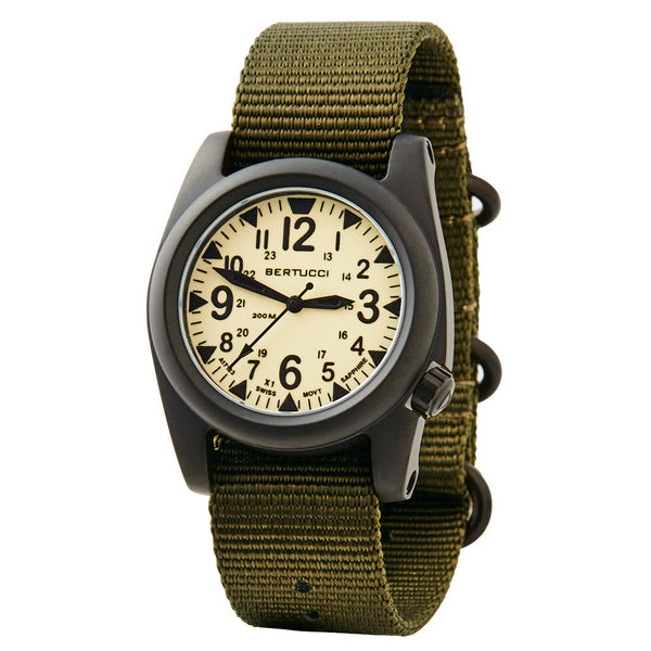 Bertucci A-2S Ballista X1 Illuminated Dial with Drab Strap #11123 zoom