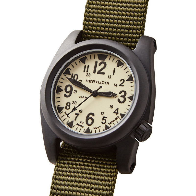 Bertucci A-2S Ballista X1 Illuminated Dial with Drab Strap #11123