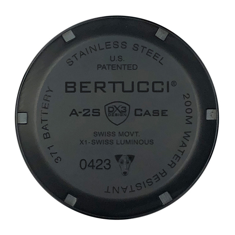 Bertucci A-2S Ballista X1 Illuminated Dial with Drab Strap #11123 back