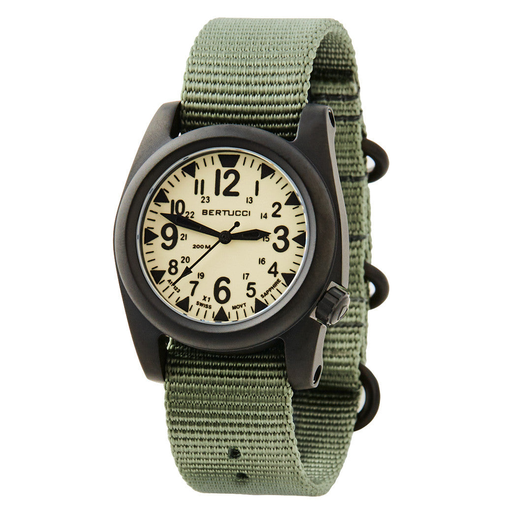 Bertucci A-2S Ballista X1 Illuminated Dial with Drab Strap #11125