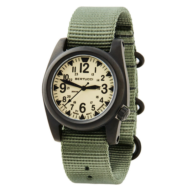 Bertucci A-2S Ballista X1 Illuminated Dial with Drab Strap #11125 zoom