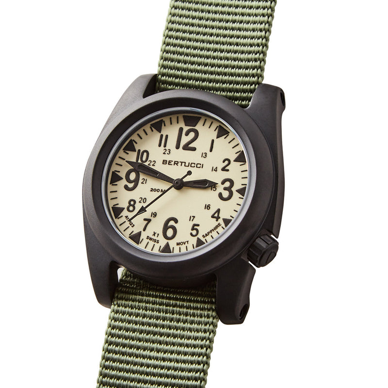 Bertucci A-2S Ballista X1 Illuminated Dial with Drab Strap #11125