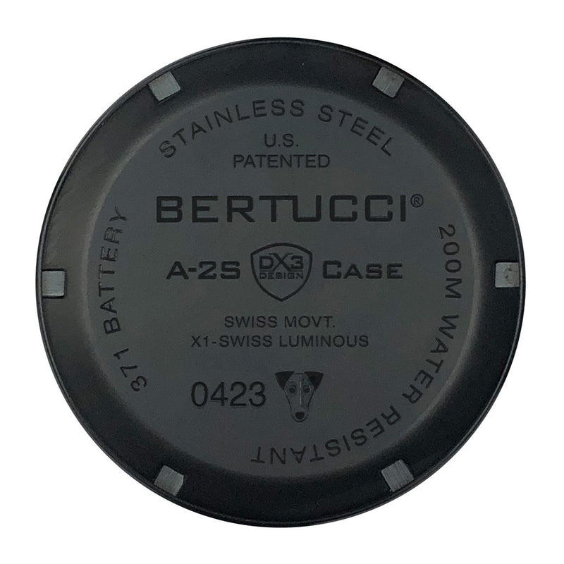 Bertucci A-2S Ballista X1 Illuminated Dial with Drab Strap #11125 back