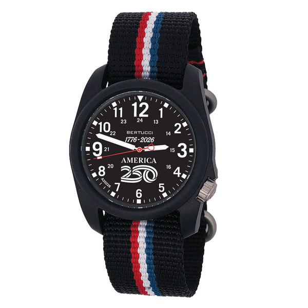 Bertucci DX3 Field America 250 Black Dial Watch #11156