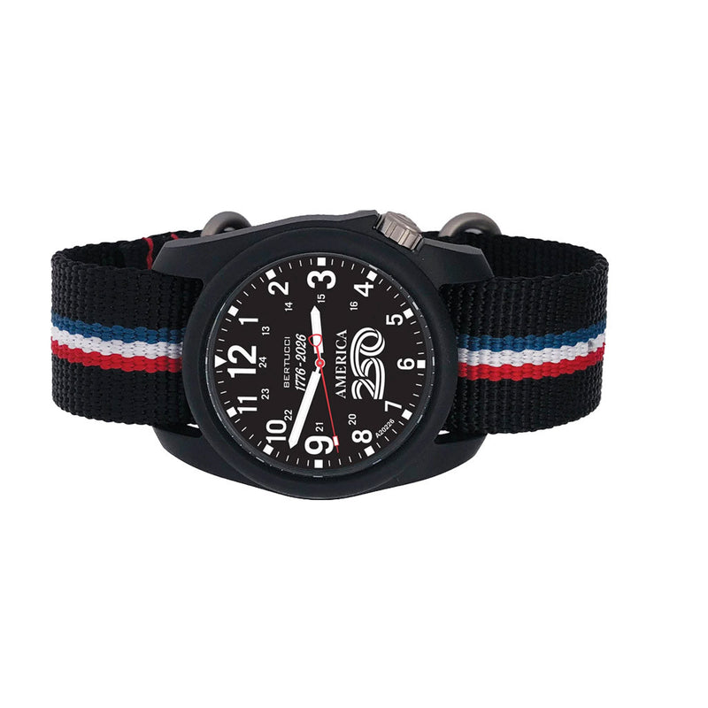 Bertucci DX3 Field America 250 Black Dial Watch #11156