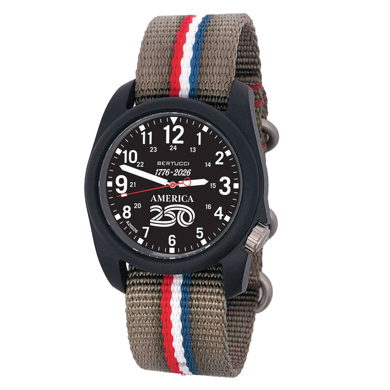 Bertucci DX3 Field America 250 Black Dial Watch #11157
