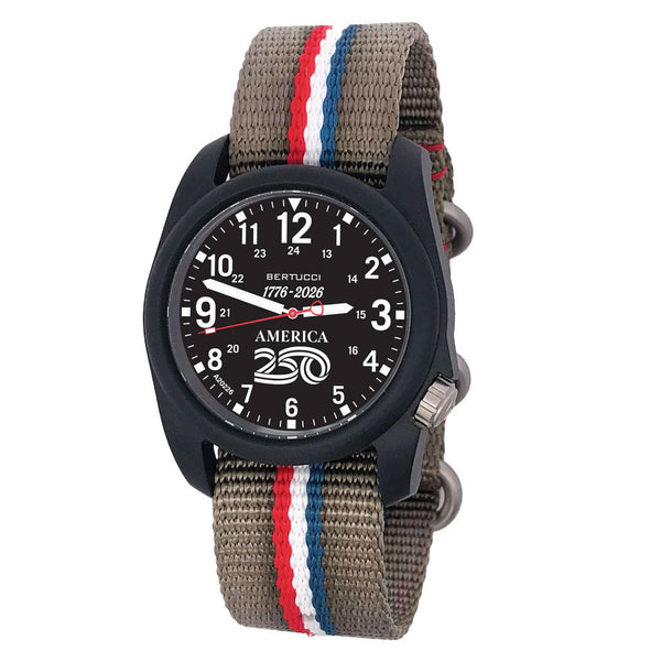 Bertucci DX3 Field America 250 Black Dial Watch #11157