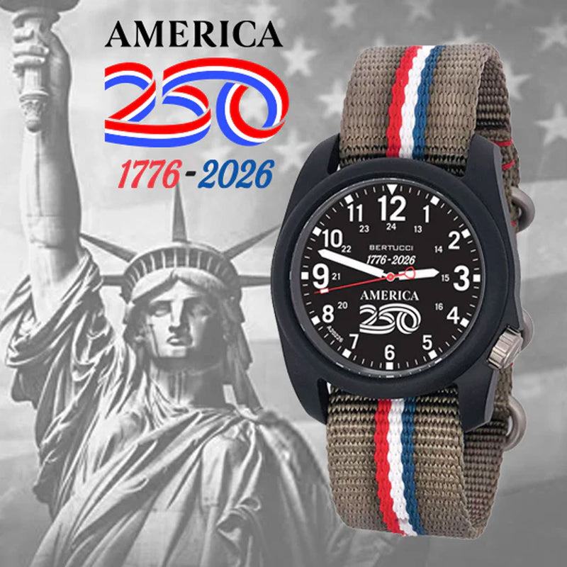 Bertucci DX3 Field America 250 Black Dial Watch #11157