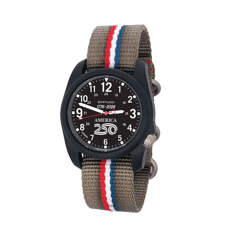 Bertucci DX3 Field America 250 Black Dial Watch #11157
