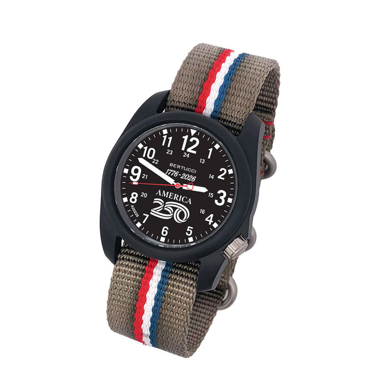 Bertucci DX3 Field America 250 Black Dial Watch #11157