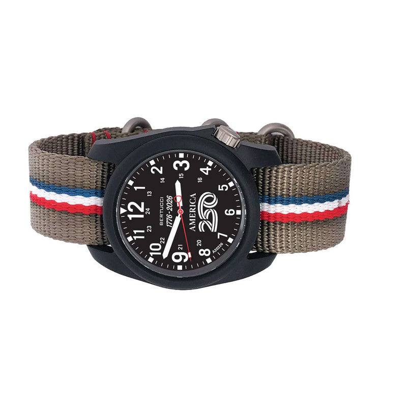 Bertucci DX3 Field America 250 Black Dial Watch #11157