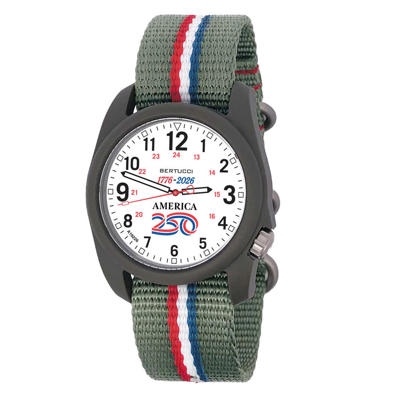 Bertucci DX3 Field America 250 White Dial Watch #11158