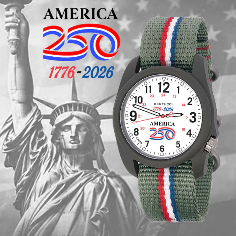 Bertucci DX3 Field America 250 White Dial Watch #11158