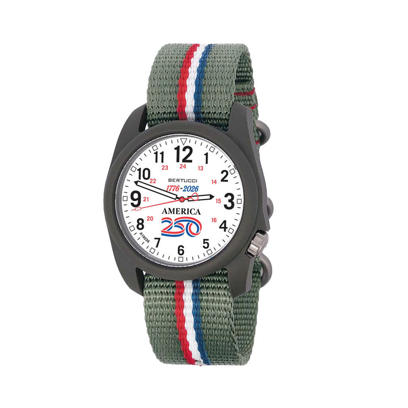 Bertucci DX3 Field America 250 White Dial Watch #11158