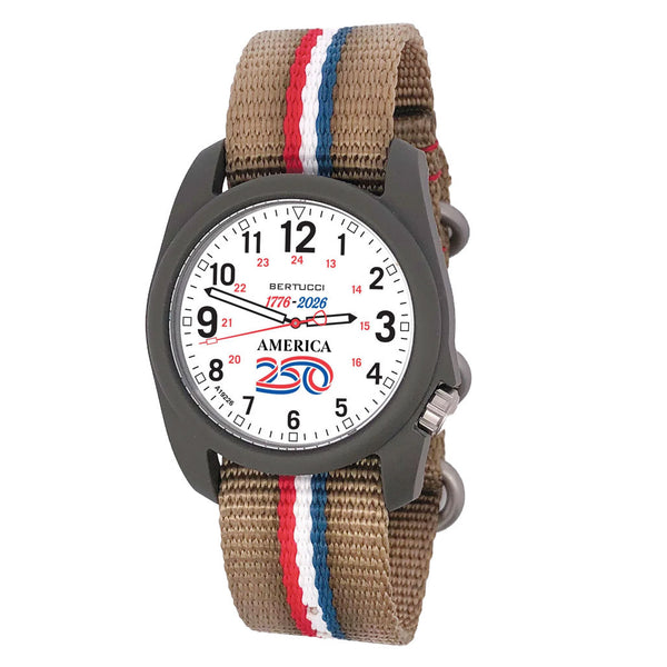 Bertucci DX3 Field America 250 White Dial Watch #11159